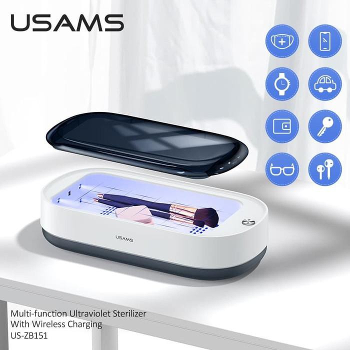 Dijual Usams US-ZB151 UV STERILIZER BOX 15W Wireless Charging Sterilization Diskon