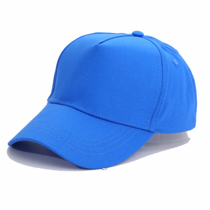 Topi Polos Anak dan Dewasa COD Distro Pria Wanita Baseball Korea-Biru