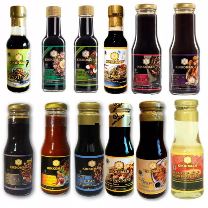 

Kikkoman Saus Semua Varian / All Variant Sauce 150ml / 250ml / 300gr Halal + Bubble Wrap