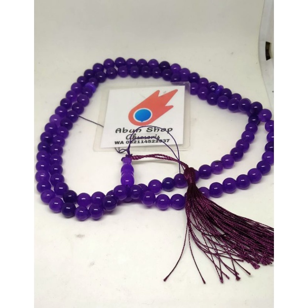 Tasbih Batu Giok 99 Butir Natural Asli