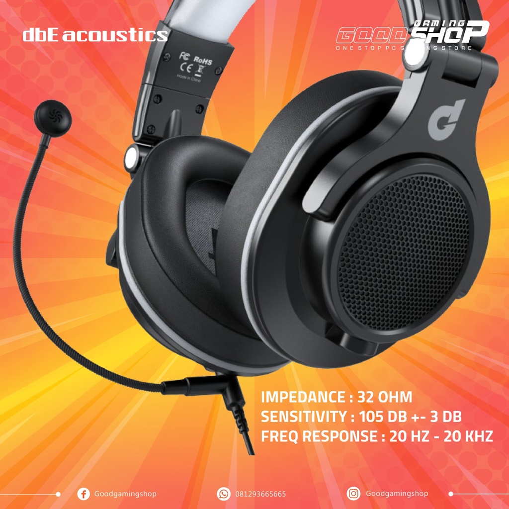 dbE DJ300 HIgh End DJ Headphone Gaming