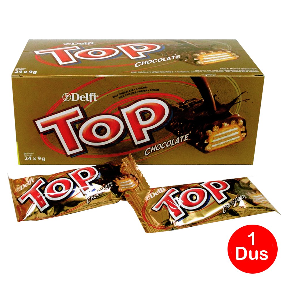 

Delfi Top Wafer Cokelat - 24x16gr (1 Dus Kecil)