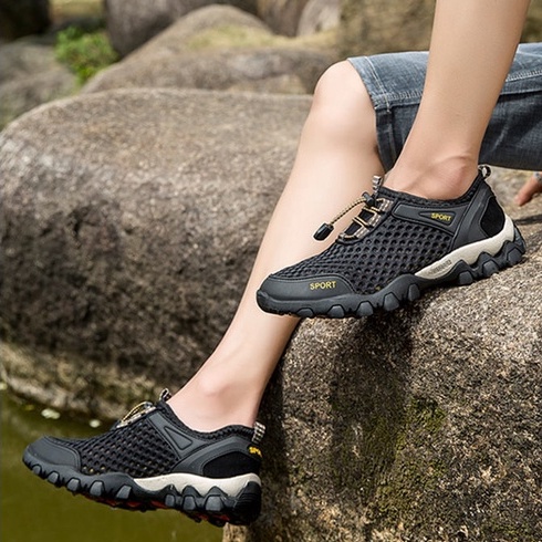 Sepatu sneaker K12 olahraga pria import/sepatu gunung pria import/sepatu hiking pria/sepatu - Sneakers Terbaru 2023 Musim Semi dan Musim Panas Outdoor River Tracing Sepatu Hiking Olahraga Outdoor