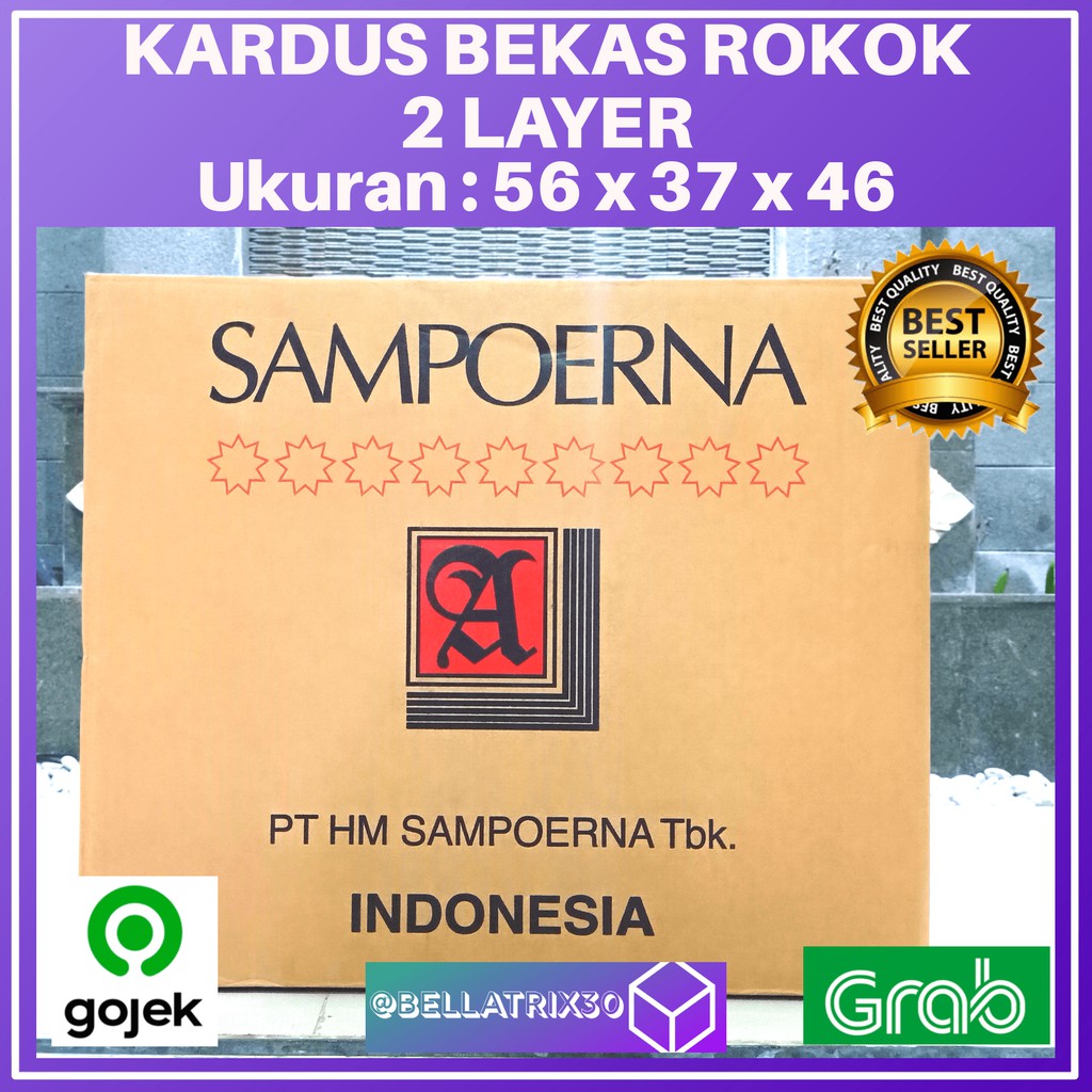 Kardus Bekas Besar Pindahan Kardus Tebal Kardus Jumbo Besar Kardus Bekas Rokok Dus Ukuran 56x37x46