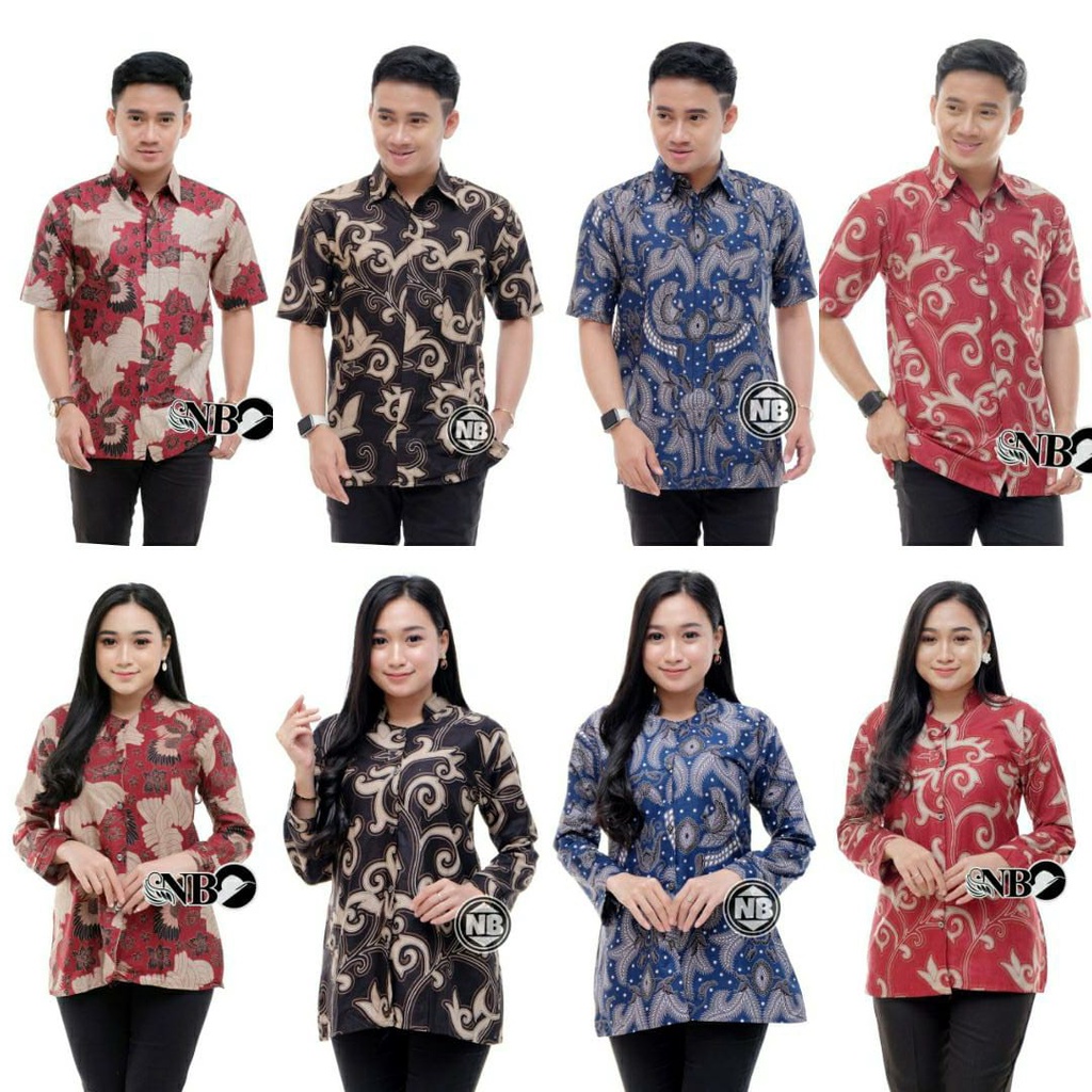 Maura Couple - Sania Ruffle Batik Couple Ori Ndoro Jowi DNT Garansi Termurah Shopee - SHOPASHOP SOLO