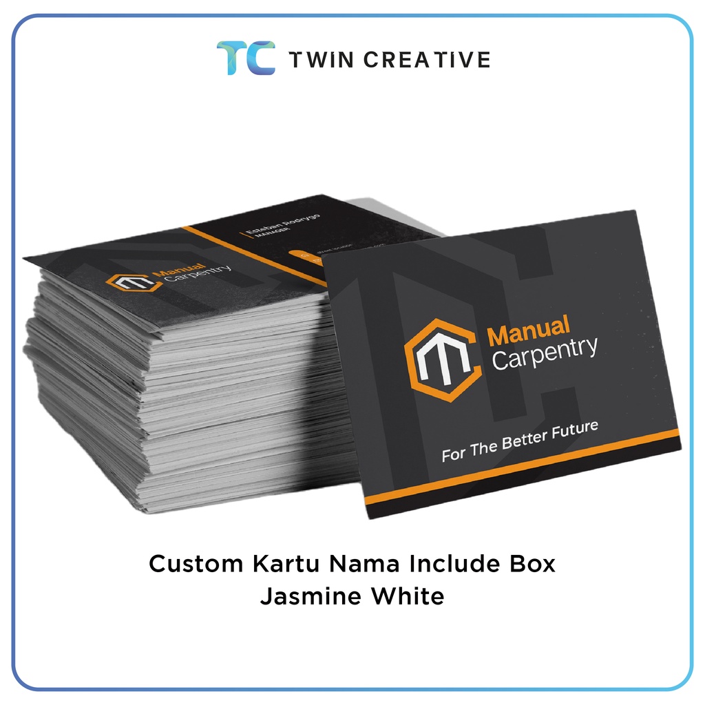 

Cetak Kartu Nama Include Box Jasmine White Elegan Berkualitas - KN Jasmine