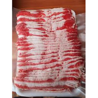 Usa Beef Slice Daging Sapi Slice Tipis 1Kg | daging sapi berlemak