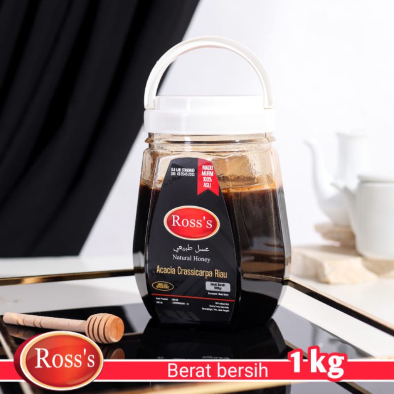 

(COD) madu ross's 100% madu murni asli madu hutan aksia riau 1kg