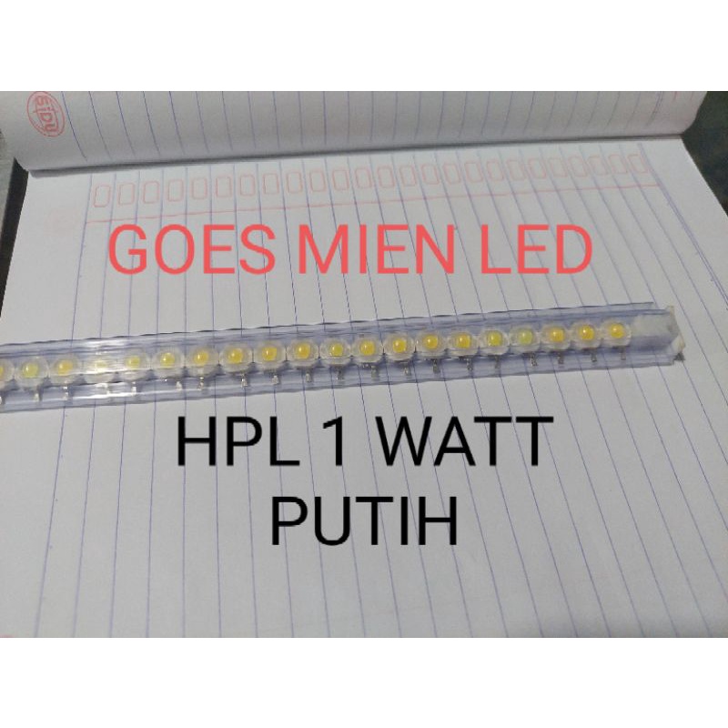 HPL 1 watt tanpa pendingin per 10 biji