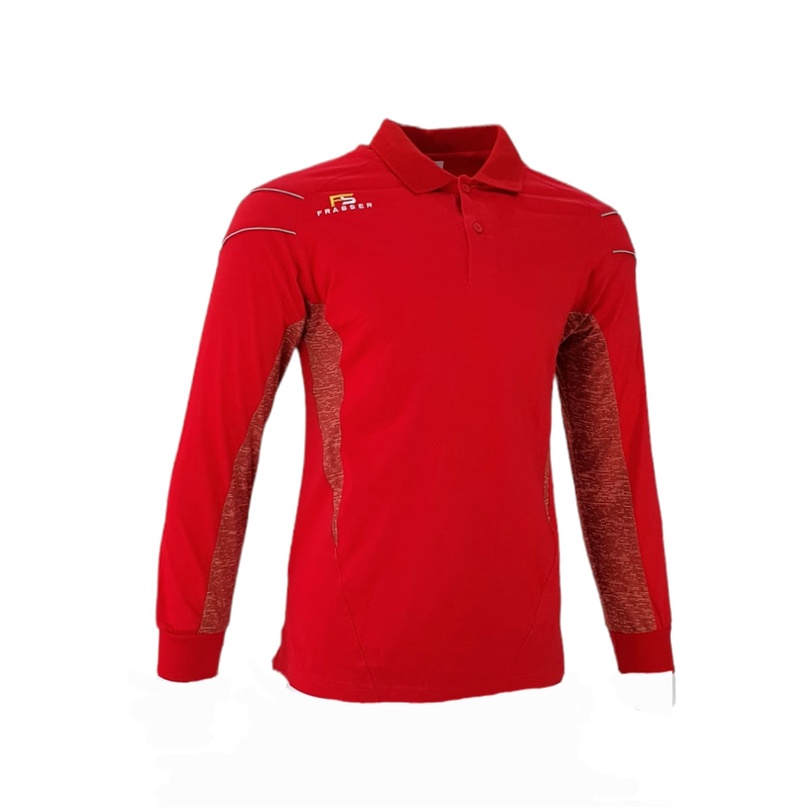 Kaos Olahraga Katun Frasser Ativa LPX Panjang Merah-2
