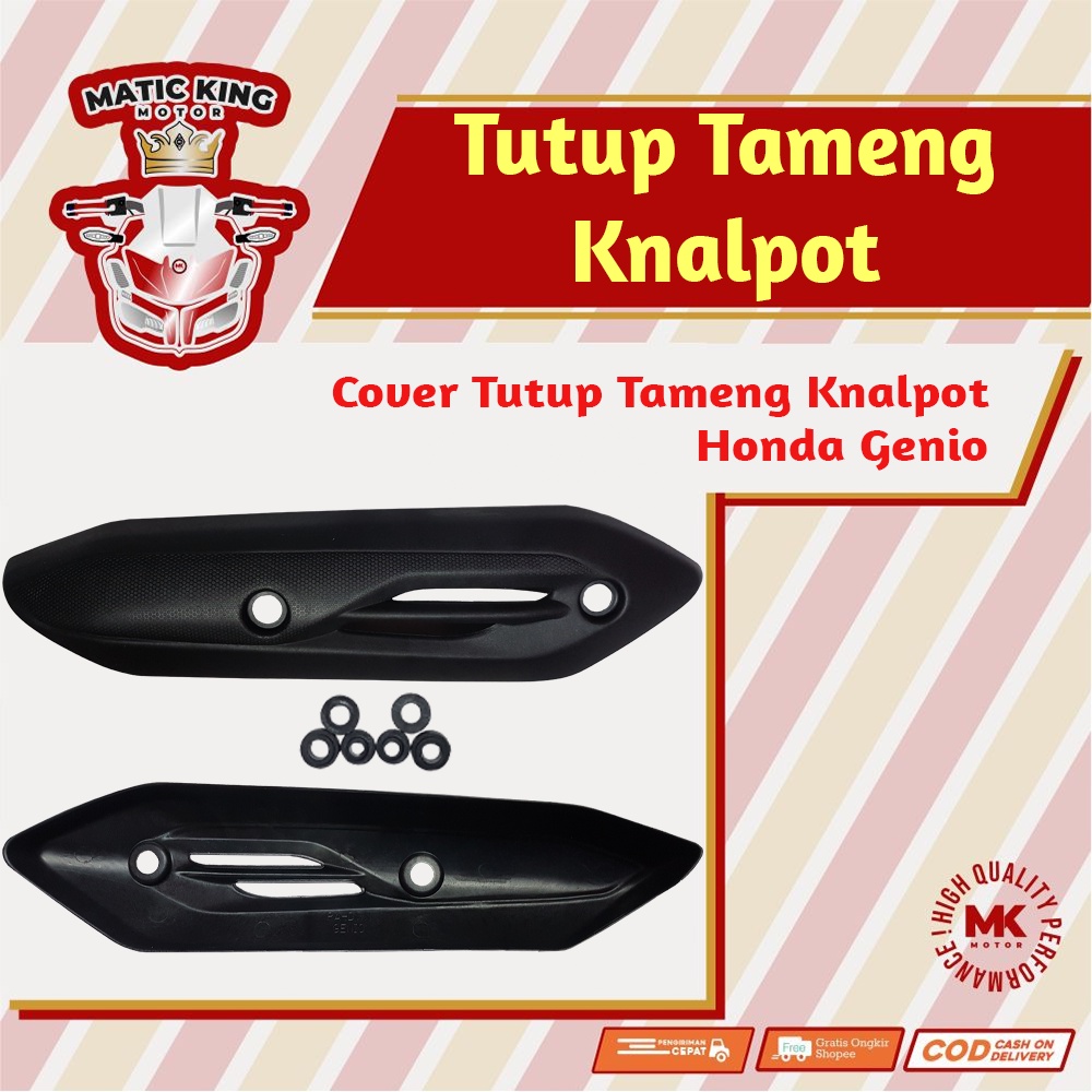 Tutup Cover Tameng Knalpot Honda Genio CBS-ISS 110  Maticking