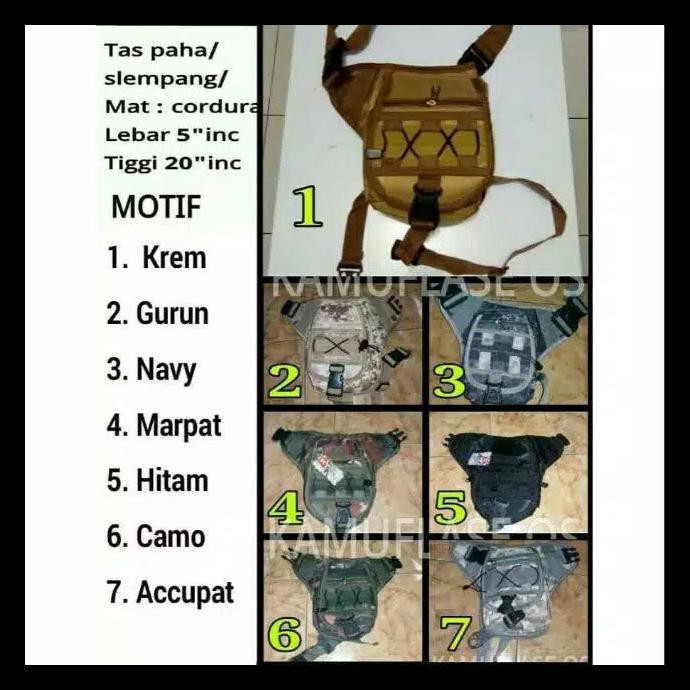 Tas Paha Army Camo Tas Selempang Mini Army Camo - Hitam Kode 1332