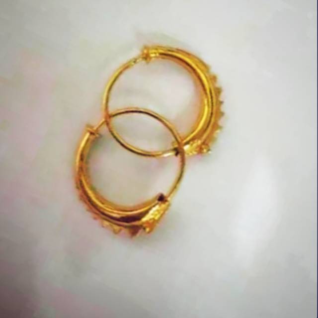 Anting Anak Emas asli model cristal Dragon