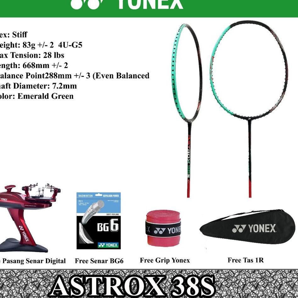 Paling Diminati YONEX ASTROX 38S KEVIN 38D GIDEON RAKET BADMINTON ORIGINAL
