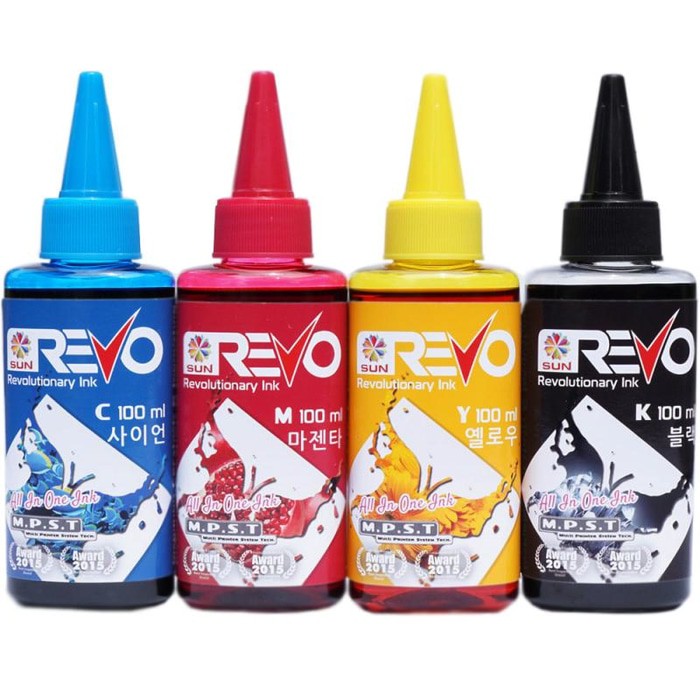 Tinta Inject Printer SUN REVO INK 100ml for Epson Canon HP Brother