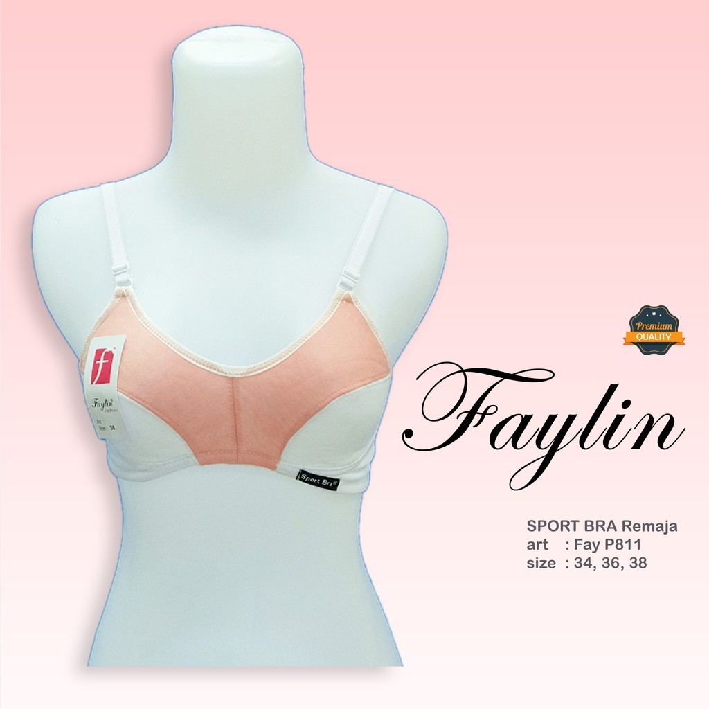 FAYLIN | SPORT BRA Non Busa / BH Sport / BUSA TIPIS TANPA KAWAT/ art Fay P811