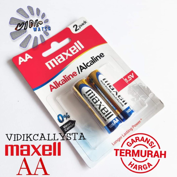 ORIGINAL BATU BATRE BATTERY ALKALINE A2 AA ORIGINAL ASLI ISI 2 PCS