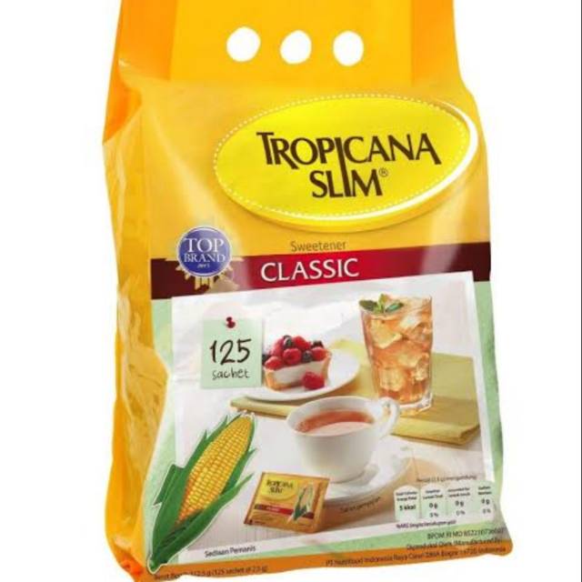

Tropicana Slim Classic 125 sachet