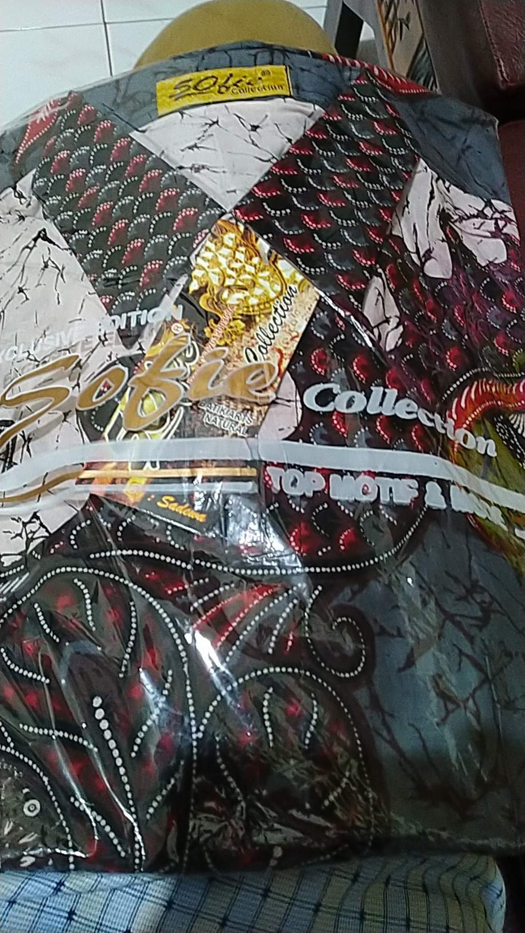 [best Seller] Kemeja Batik Pria Lengan Pendek Katun Hem Printing Cap Lengan Pendek Wahana [abu]