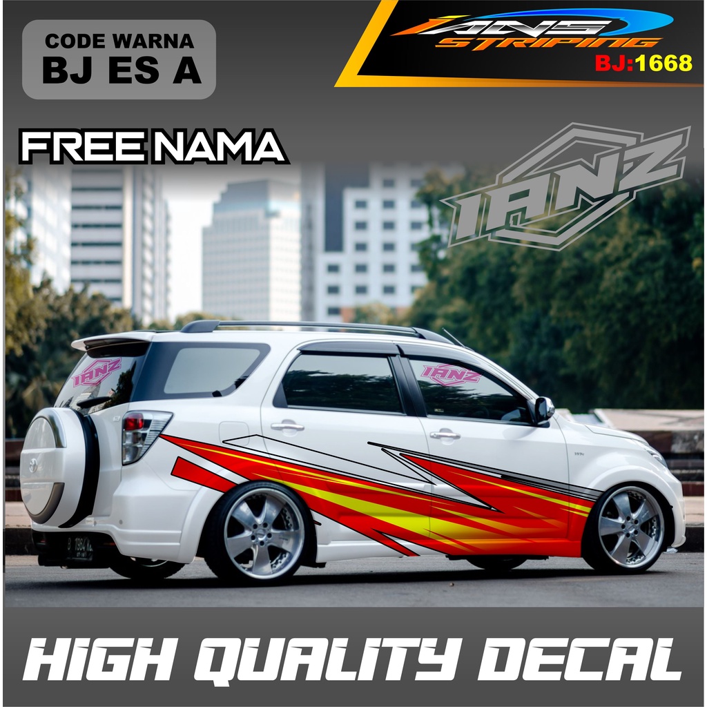 VARIASI STICKER MOBIL XENIA / VARIASI STICKER DECAL MOBIL AVANZA XENIA INNOVA / DECAL STIKER GRAND LIVINA / STIKER MOBIL