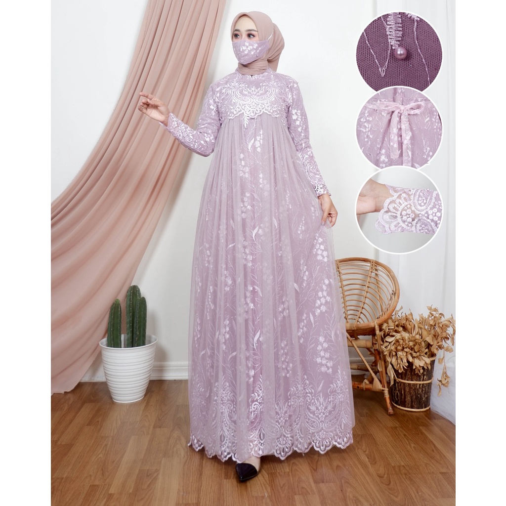 REALPCIT !!! SYAHERA DRESSS / GAMIS PESTA / GAMIS BRUKAT / KEBAYA MODERN / KEBAYA PESTA / JN