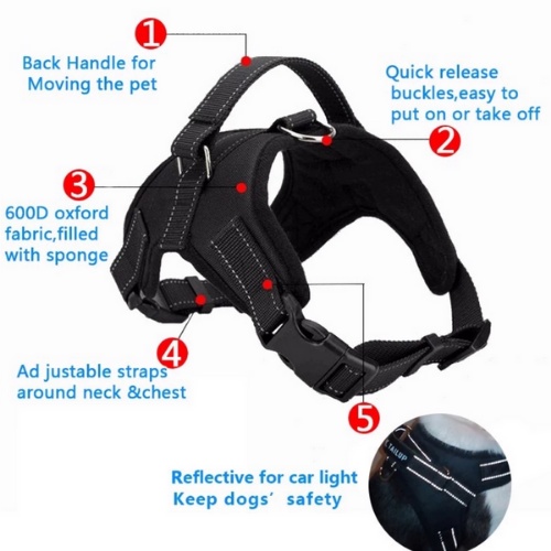 [PROMO] Rompi Hewan Anjing besar / Kucing | Dog vest | Pet Harness Anjing Besar / Kucing Breathable Anti Panas