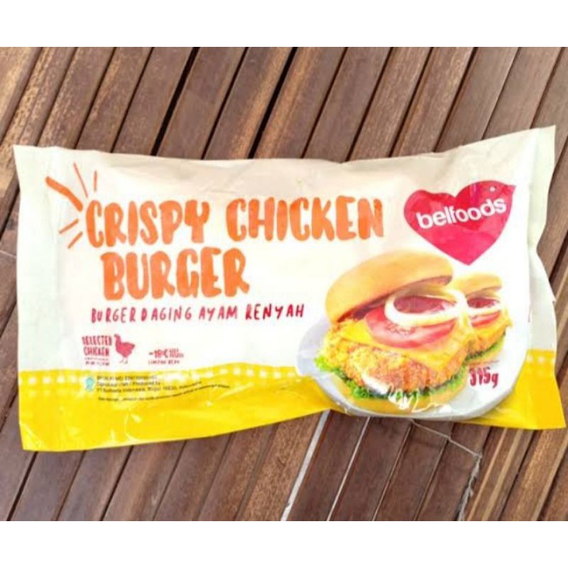 

Belfoods crispy chicken burger 315gr (isi 6)