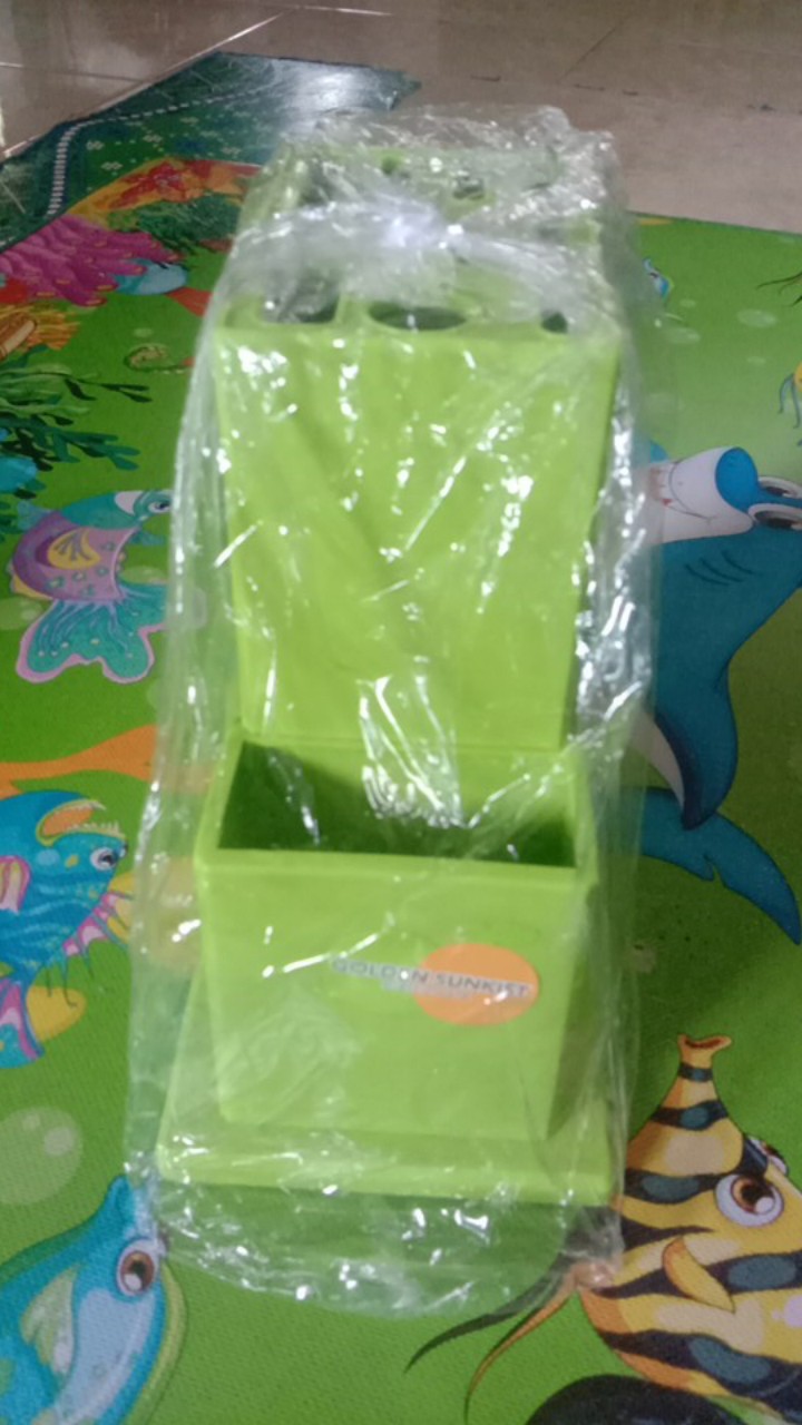 Anekahouseware Tempat Pisau Dapur Plastik Golden Sunkist Tp 1090