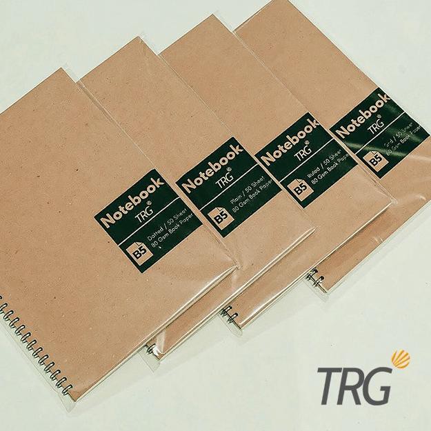 

BESTSELLER Buku Tulis Catatan B5 Bookpaper Dotted Grid Plain Ruled TRG - TRG Kraft Cover Spiral Note