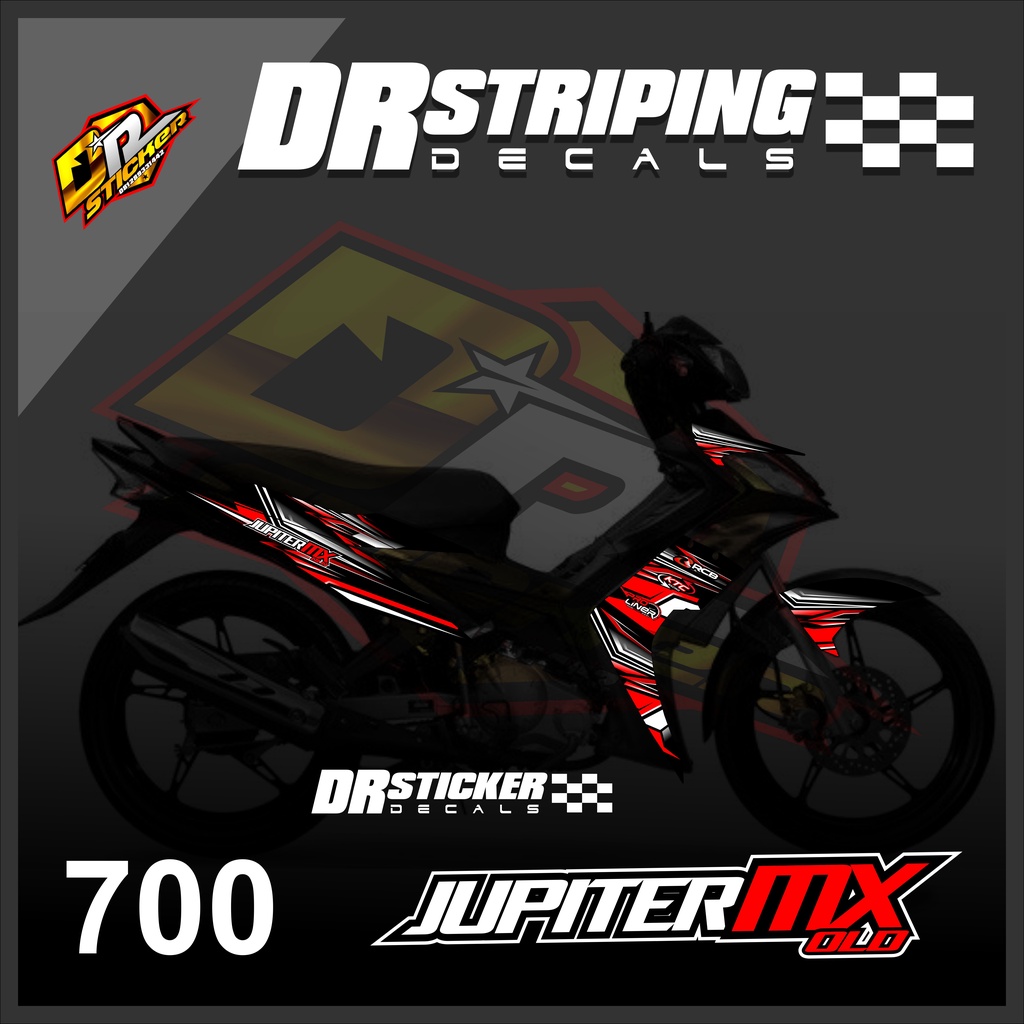 Striping Jupiter Mx Old -  Striping Variasi Jupiter mx Old Desain Grafis
