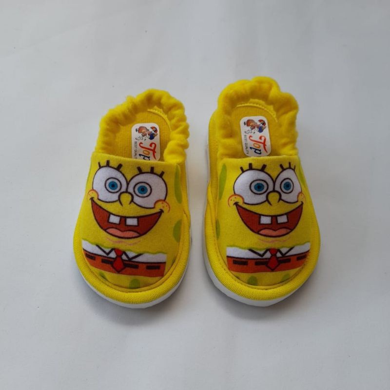 Sepatu Baim Baby motif Sponsbob