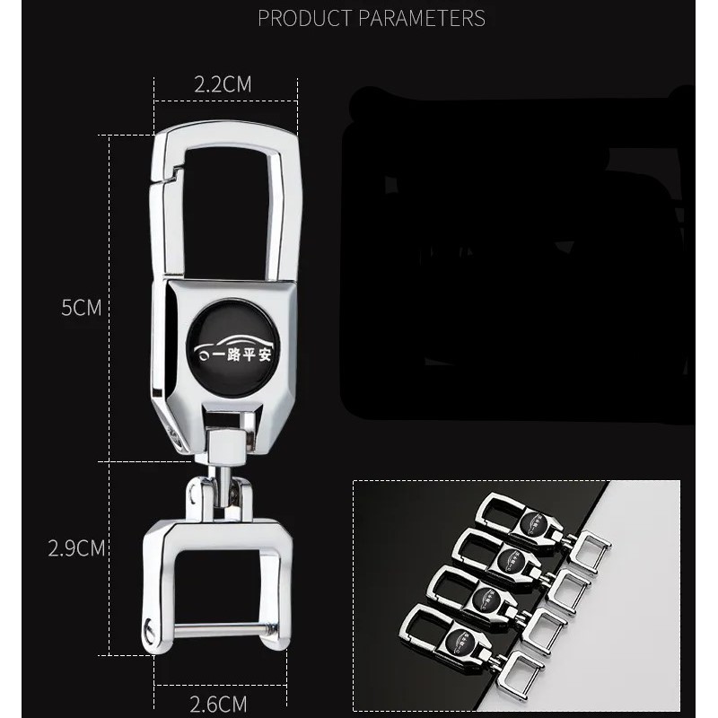 Mobil Gantungan Kunci Kreatif Logam Paduan Gantungan Kunci Gantungan Kunci Cincin Hadiah for Honda CITY JAZZ CIVIC HRV CRV BRV Accord Odyssey