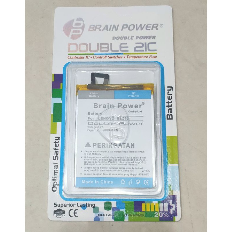 Battery batre Lenovo BL - 260 Brain power