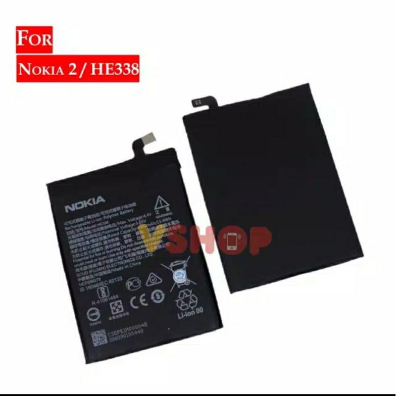 BATERAI BATRE NOKIA 2 - HE338 - TA1029 TA1035 TA1007 BATTERY ORIGINAL