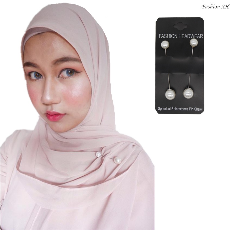 Bros pin Mutiara Imitasi Untuk Aksesoris hijab Wanita M30032