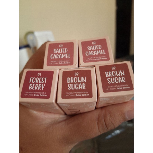 hanasui boba lip matte