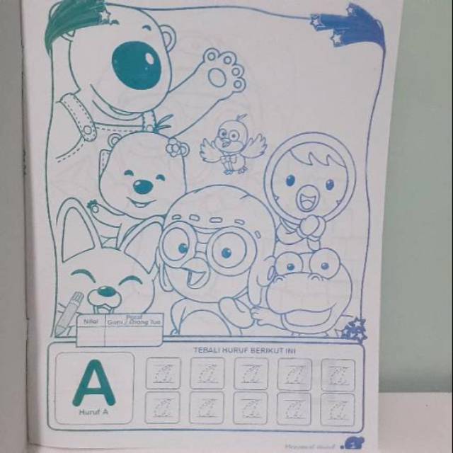 Buku Mewarnai Pororo - Buku Mewarnai Anak Murah