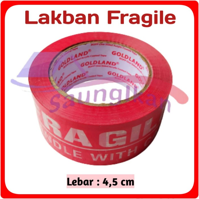 

Cuci Gudang Lakban Fragile L 4.5 Cm Panjang 100 Meter Hot Sale