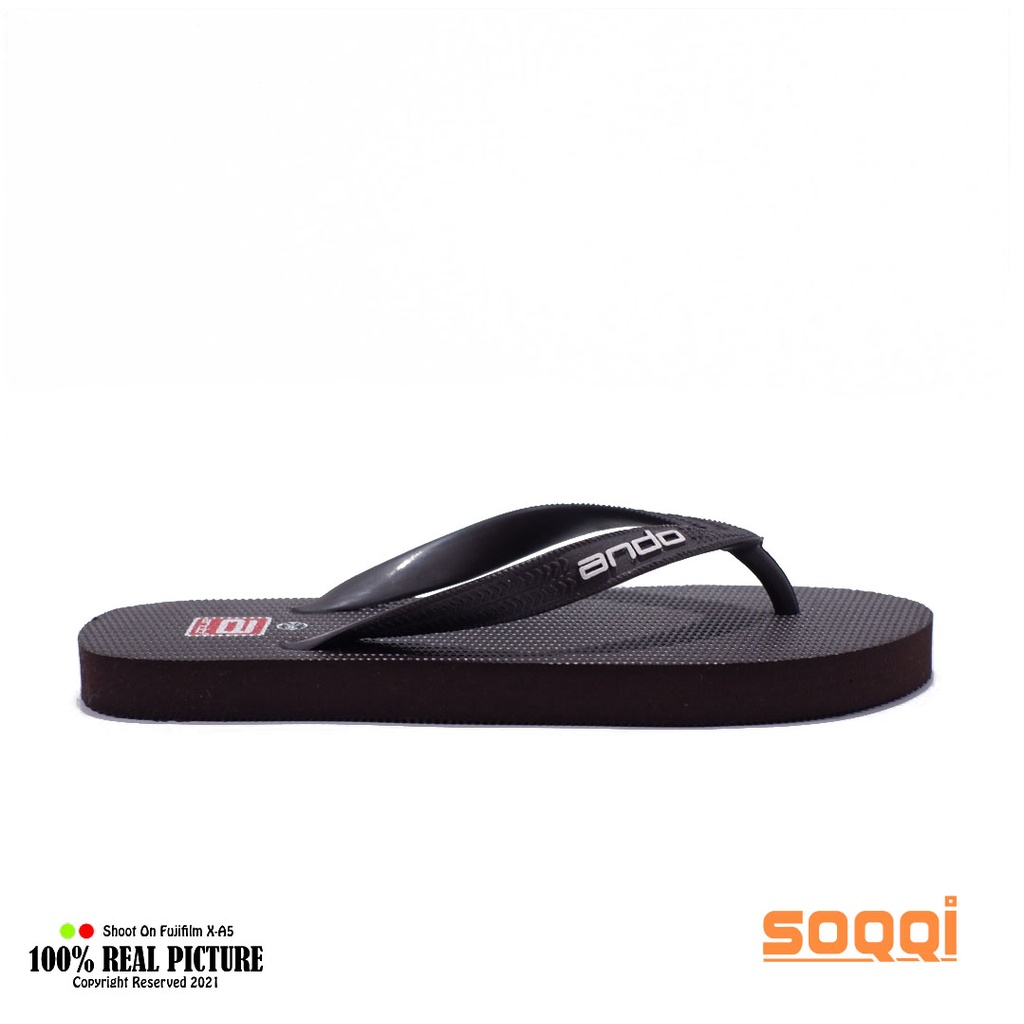 Sendal anak laki-laki remaja jepit karet original sandal japit anak cowok pria model slide flip flop anti air umur 8-14 tahun branded Ando Hawai basic lentur promo murah cod keren 32-37