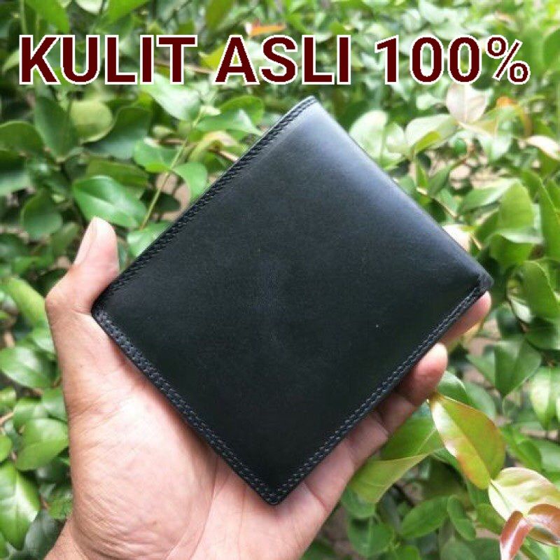 Dompet Kulit Asli Pria Dompet Kulit Domba New Elegant Dompet Anti Api