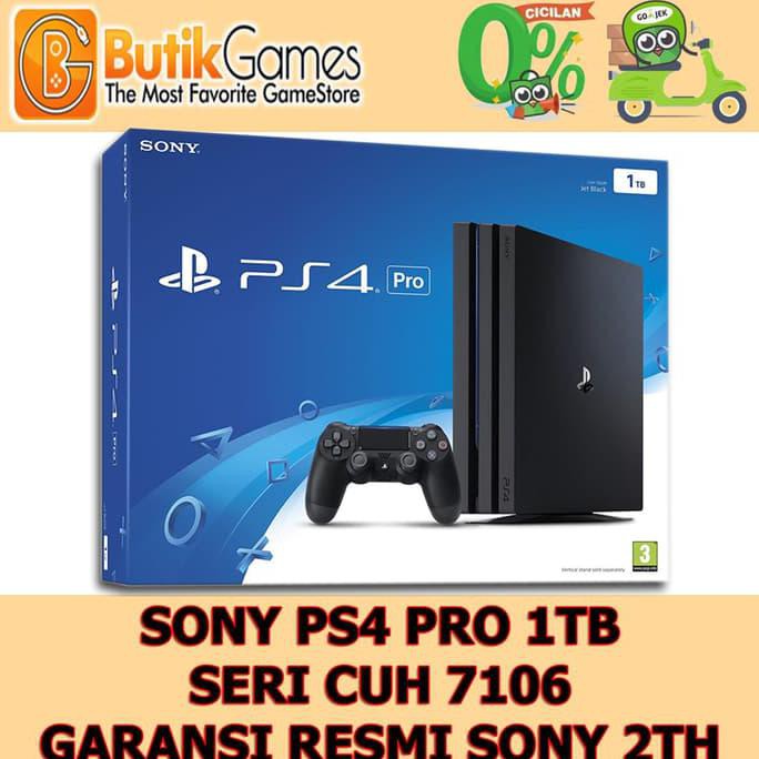 (Cuci Gudang) Ps4 Sony Playstation 4 Pro 1Tb Garansi Resmi Sony Indonesia