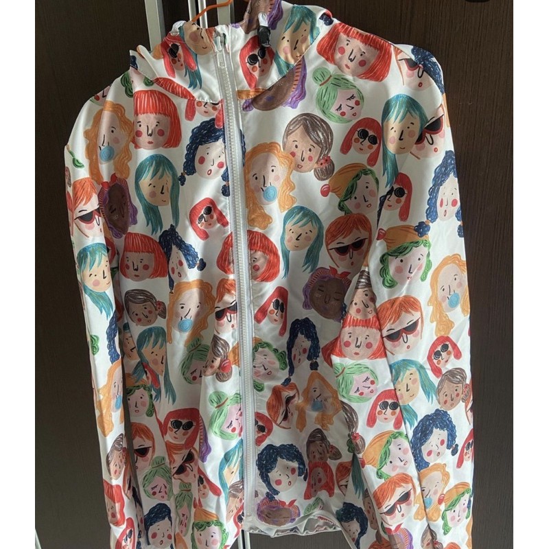 Windbreaker / Jaket Faces by: Idekuhandmade PRELOVED