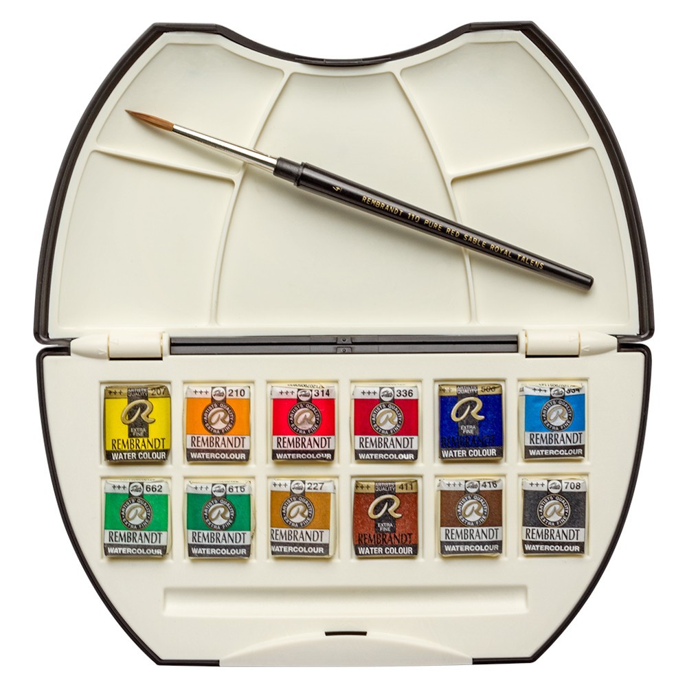 

Rembrandt Artists' Watercolor Set - Luxury Pocket Box Set of 12