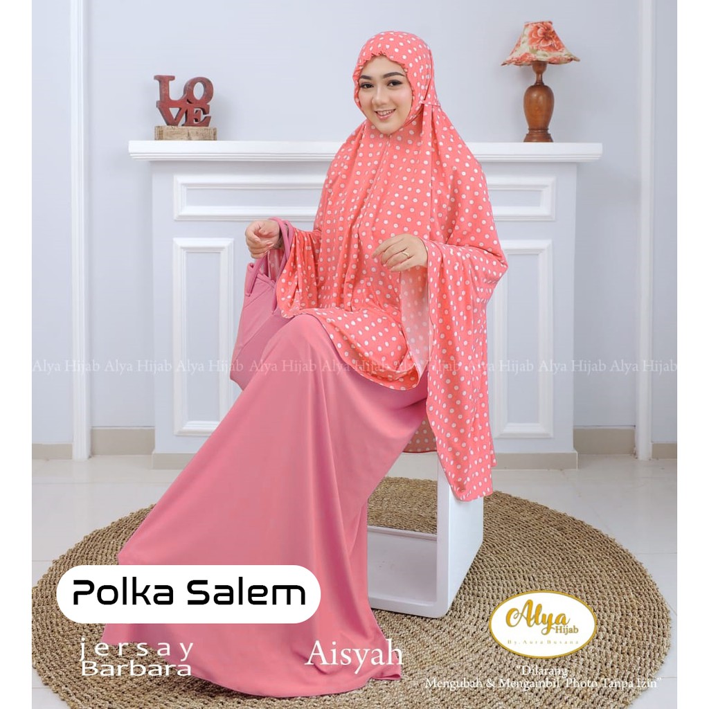 Mukena Jersey Barbara Premium