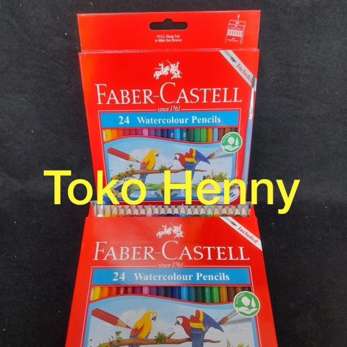 

Bagus Pensil Warna Water Colour Faber Castell 24 Warna Terlaris