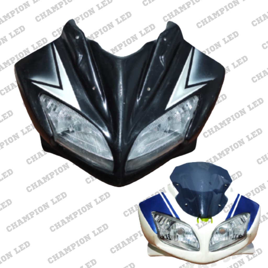 FULL FAIRING SAYAP BODY + LAMPU SET DEPAN MODEL R125 PNP VIXION