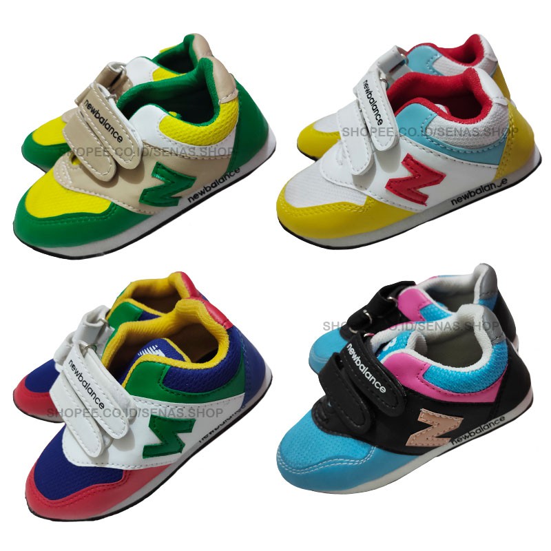 Sepatu Anak Laki-Laki | Sepatu Anak Perempuan | Sepatu NB Kids | Sepatu Kets Anak Usia 3-6 Tahun