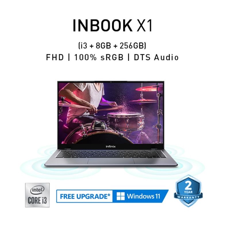 infinix laptop X1  core I3 8GB+256GB - Garansi Resmi