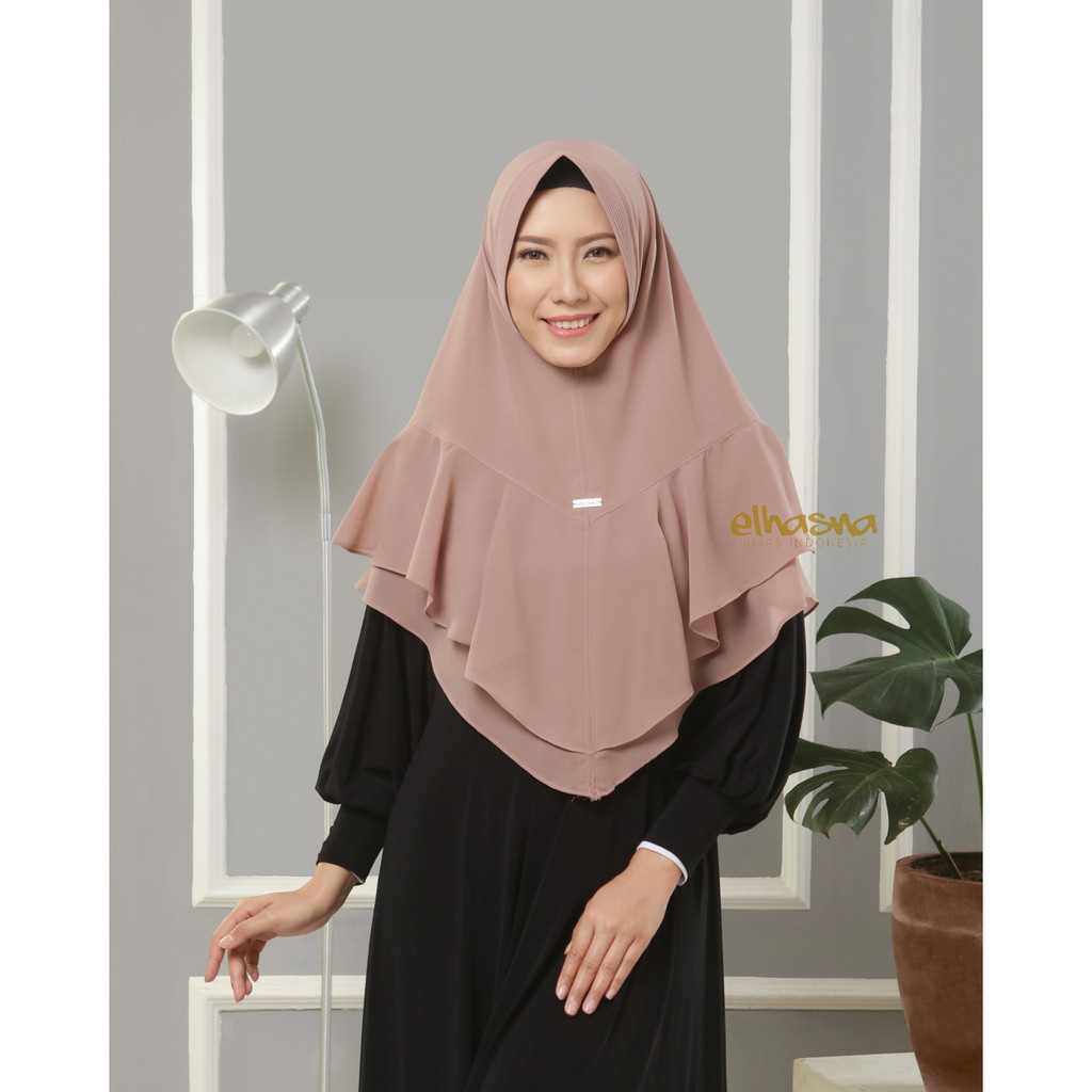 Grosir Khimar | Jilbab Instan | Kerudung Instan Ceruty Emerald Elhasna