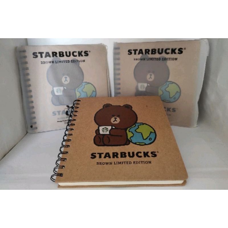 

Starbucks Notebook LINE Friends Earth MonthBerisikan 80 Halaman Bergaris